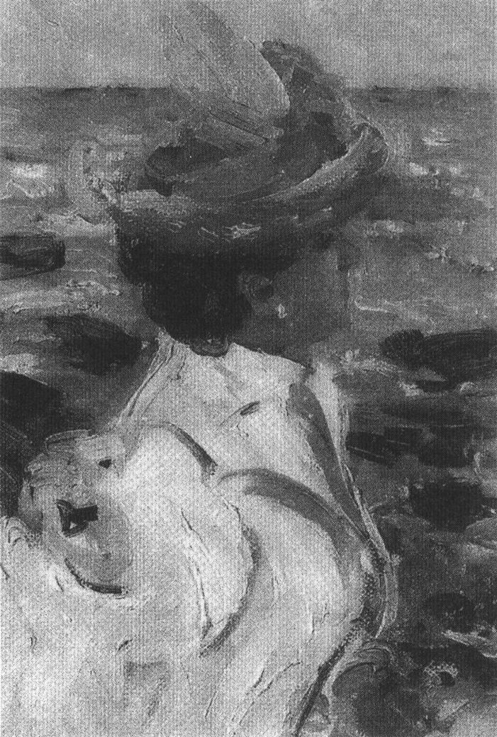 К.А. Коровин. Портрет О.М. Соловьёвой. 1900-е гг. Фотокопия подарена автору внучкой В.И. Березина и О.М. Соловьёвой — Г.М. Березиной К.А. Коровин. Портрет О.М. Соловьёвой. 1900-е гг. Фотокопия подарена автору внучкой В.И. Березина и О.М. Соловьёвой — Г.М. Березиной