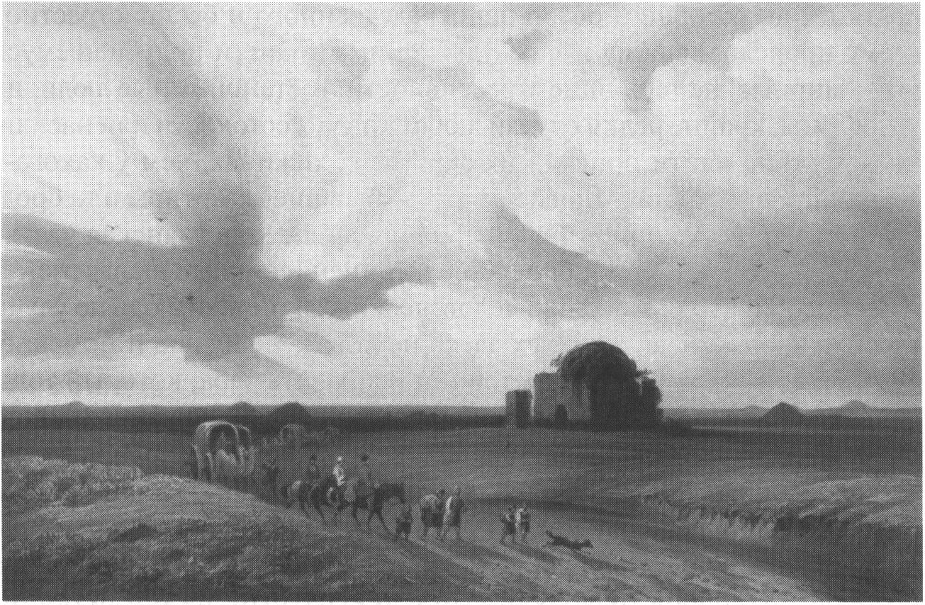 Степь между Перекопом и Симферополем в 1840-х гг. Картина К. Боссоли. Копия из коллекции издательства «Тезис» Степь между Перекопом и Симферополем в 1840-х гг. Картина К. Боссоли. Копия из коллекции издательства «Тезис»