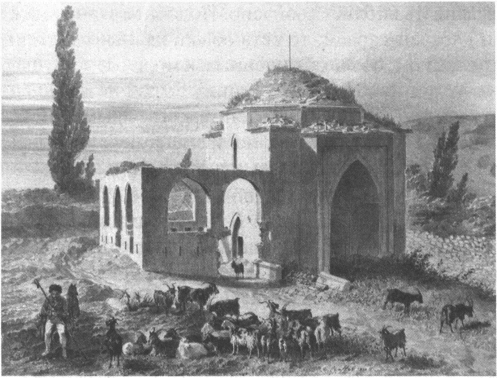 Эски-Дюрбе, Бахчисарай. Гравюра, музей Ларишес Эски-Дюрбе, Бахчисарай. Гравюра, музей Ларишес