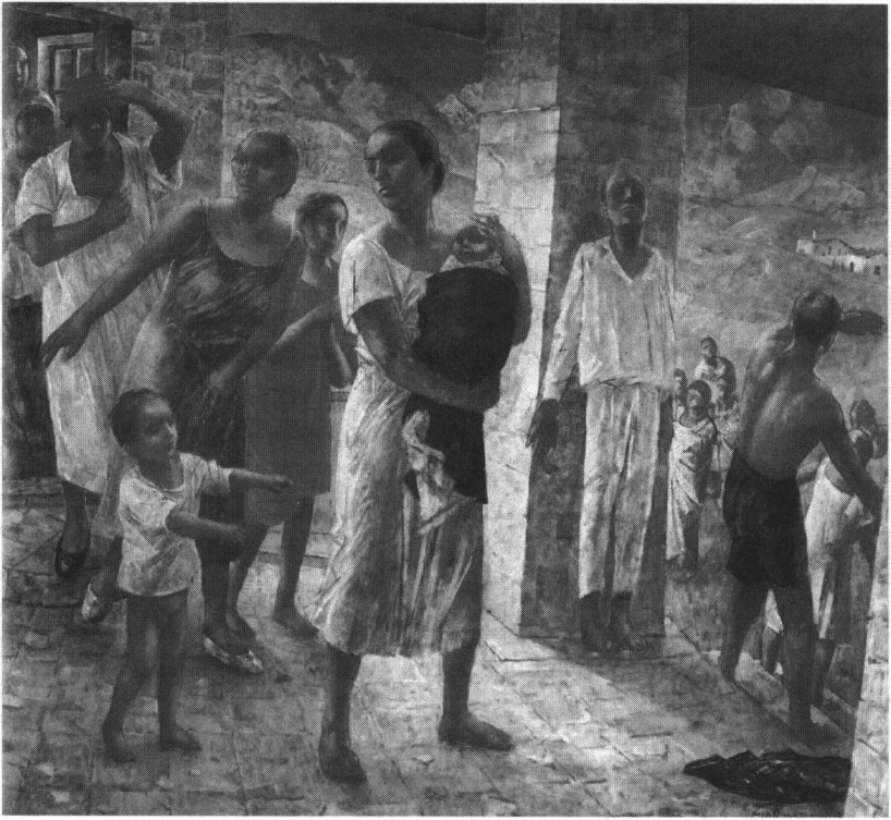 Землетрясение 1927 г. в Крыму. К.С. Петров-Водкин, 1927 Землетрясение 1927 г. в Крыму. К.С. Петров-Водкин, 1927