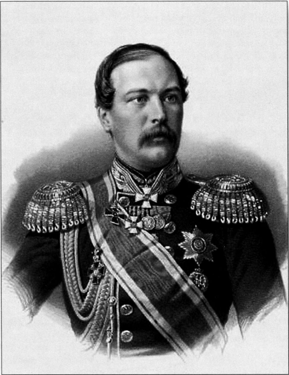 Полковник Э.И. Тотлебен. Начальник инженерно-саперных войск в Севастополе, он в первую очередь отвечал за усиление и упрочнение обороны южного рубежа, когда стали очевидными намерения союзников атаковать военно-морской порт с данного направления. Сэр Джордж Кэткарт, как говорят, по прибытии на Херсонесское нагорье отозвался об оборонительных мощностях противника весьма презрительно, назвав их «невысокой парковой изгородью». Пусть такое мнение и являлось преувеличением, лишь немногие русские редуты действительно находились в состоянии, пригодном для сдерживания натиска наступающих сил неприятеля. Тотлебен действовал быстро, энергично и с большим успехом, сумев в короткий срок так нарастить мощь обороны, что заставил британцев и французов на протяжении почти целого года поливать севастопольские укрепления собственной кровью, прежде чем русские войска отступили через бухту на Северную сторону Севастополя. (Селби) Полковник Э.И. Тотлебен. Начальник инженерно-саперных войск в Севастополе, он в первую очередь отвечал за усиление и упрочнение обороны южного рубежа, когда стали очевидными намерения союзников атаковать военно-морской порт с данного направления. Сэр Джордж Кэткарт, как говорят, по прибытии на Херсонесское нагорье отозвался об оборонительных мощностях противника весьма презрительно, назвав их «невысокой парковой изгородью». Пусть такое мнение и являлось преувеличением, лишь немногие русские редуты действительно находились в состоянии, пригодном для сдерживания натиска наступающих сил неприятеля. Тотлебен действовал быстро, энергично и с большим успехом, сумев в короткий срок так нарастить мощь обороны, что заставил британцев и французов на протяжении почти целого года поливать севастопольские укрепления собственной кровью, прежде чем русские войска отступили через бухту на Северную сторону Севастополя. (Селби)