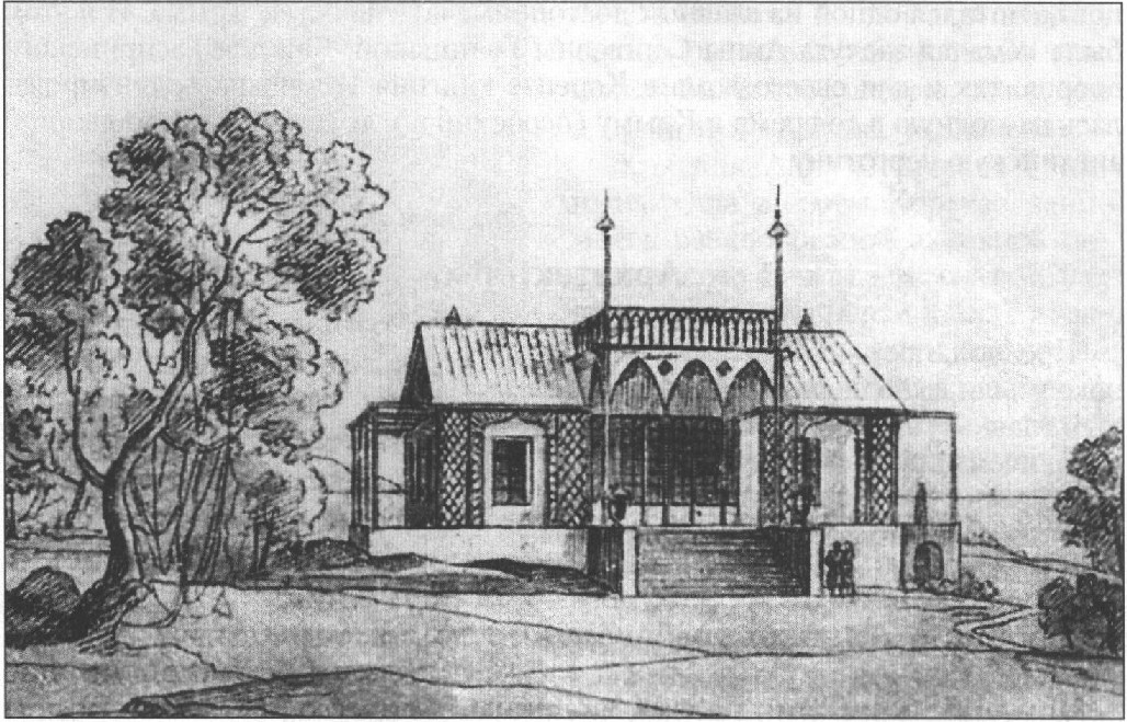 Н.Г. Чернецов. Дом И.О. Витта в Ореанде. 1833—1834 гг. Н.Г. Чернецов. Дом И.О. Витта в Ореанде. 1833—1834 гг.