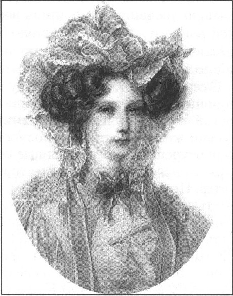 В.И. Гау. Императрица Александра Федоровна (1798—1860). Акварель В.И. Гау. Императрица Александра Федоровна (1798—1860). Акварель