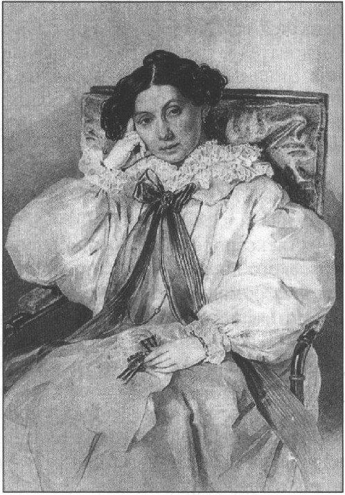 П.Ф. Соколов. Елизавета Тизенгаузен-Хитрово. 1838 г. П.Ф. Соколов. Елизавета Тизенгаузен-Хитрово. 1838 г.