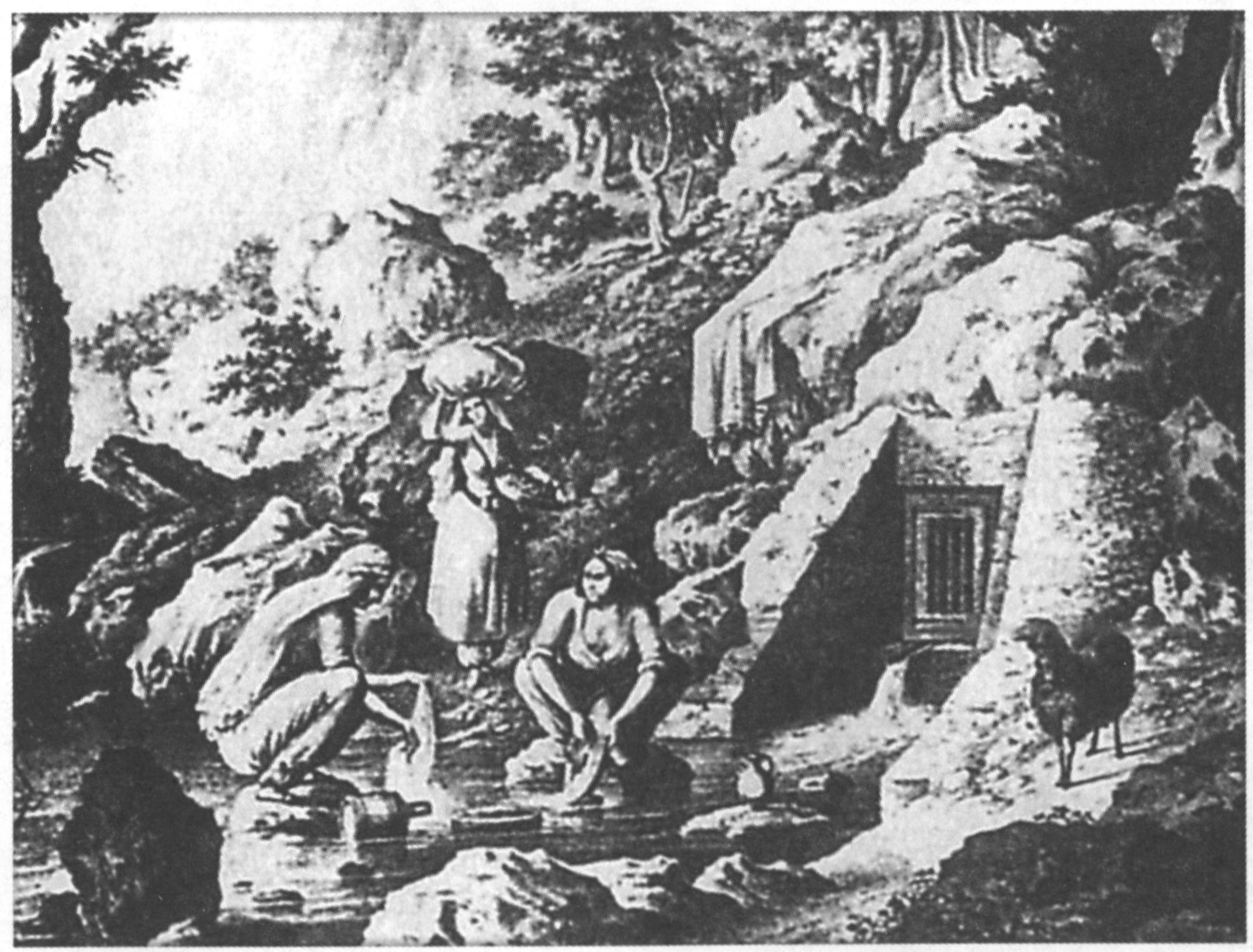 Южный берег Крыма. Татарские женщины у источника. Ф. Гросс Южный берег Крыма. Татарские женщины у источника. Ф. Гросс