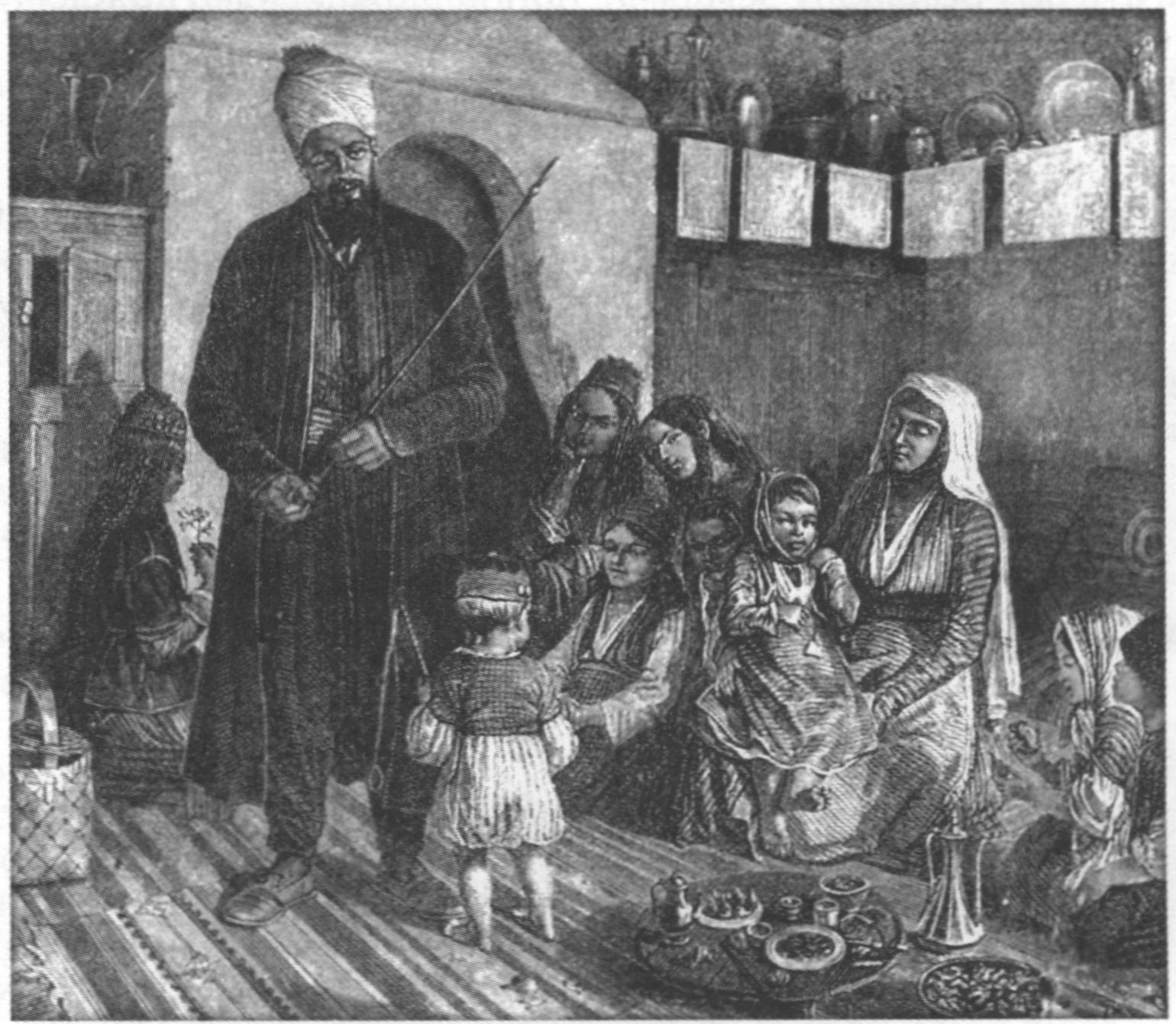 Бахчисарай. Татарская семья Бахчисарай. Татарская семья